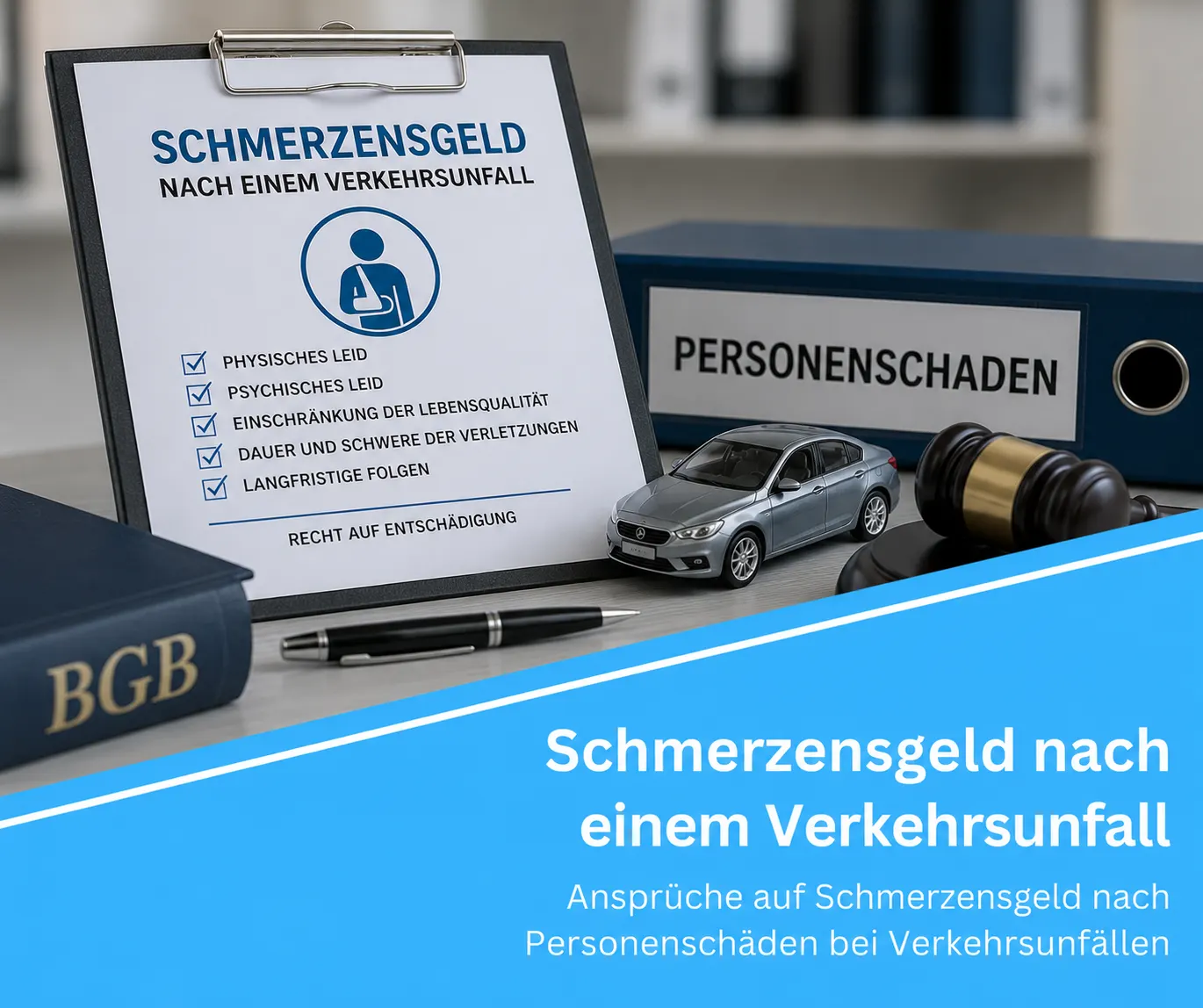 Schmerzensgeld nach einem Verkehrsunfall